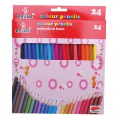 Lapis Cor 18cm Epene EP20-1024 Cx Cartao 24un / Escolar / Ar