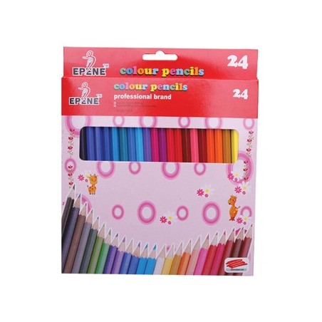 Lapis Cor 18cm Epene EP20-1024 Cx Cartao 24un / Escolar / Ar