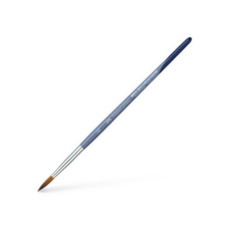 5un Pincel Guache Aguarela Redondo Nº6 Faber Castell 1un