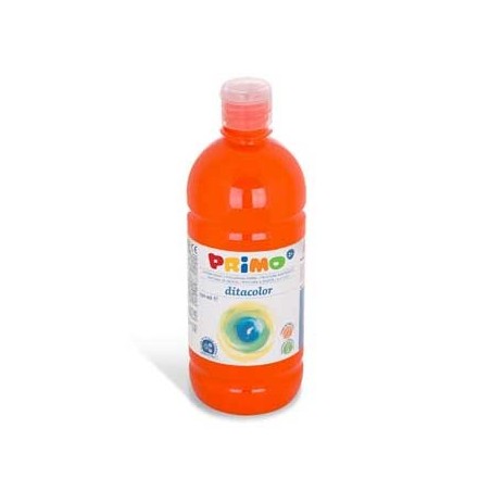Guache Pintura Dedos Primo 750ml Laranja