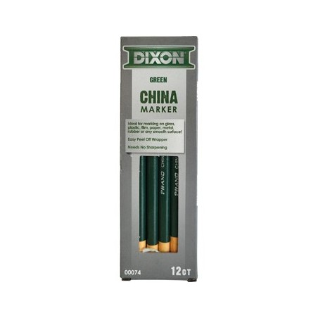Lapis Dermatografico Dixon China Marker Verde Cx 12un / Esco