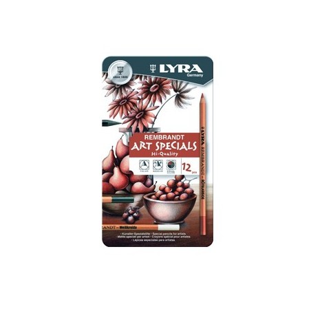 Lapis Lyra Rembrandt Art Specials Sortido Cx Metal 12un / Ar
