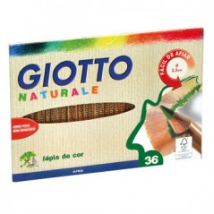 Lapis Cor 18cm Giotto Natural Cx Cartao 36un / Escolar / Art