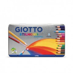 Lapis Cor 18cm Giotto Stilnovo Acquarell Cx Metal 12un / Esc