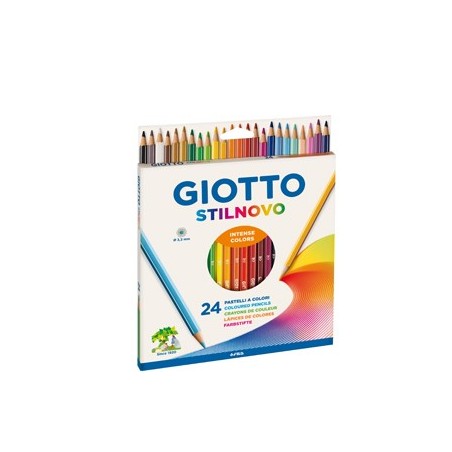 Lapis Cor 18cm Giotto Stilnovo Cx Cartao 24un / Escolar / Ar