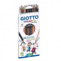 GIOTTO Lapis Cor 18cm Giotto Stilnovo Skin Tones Cx Cartao 1
