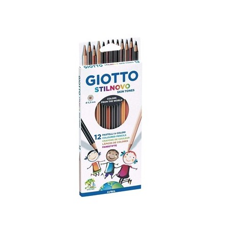 GIOTTO Lapis Cor 18cm Giotto Stilnovo Skin Tones Cx Cartao 1
