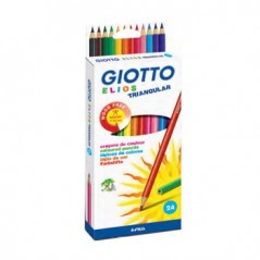 Lapis Cor 18cm Giotto Elios Triangular Caixa 24un / Escolar