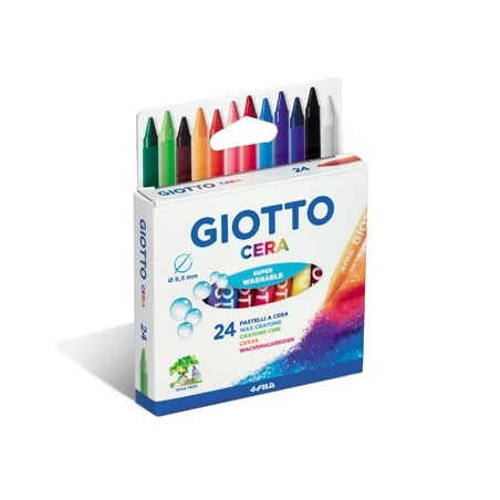 Lapis de Cera Giotto 24 Cores / Escolar / Artes e Desenho /