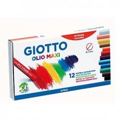Lapis Pastel a Oleo Giotto Olio 12unid / Escolar / Pintura /