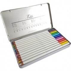 Lapis Cor 18cm Fable Dong-A em Cx Metalica de 12un / Escolar