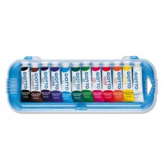 Guache Giotto 7,5ml Cores primarias Cx 12 / Escolar / Pintur