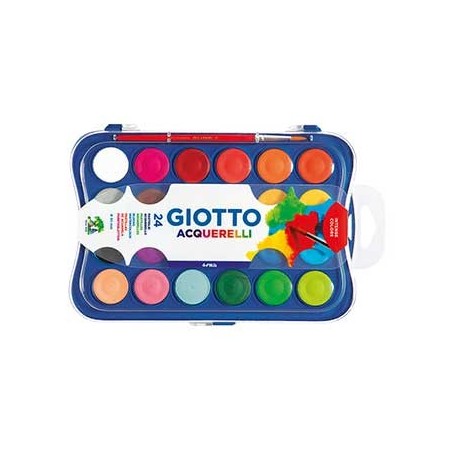 Aguarelas Giotto Cores Sortidas Cx 24