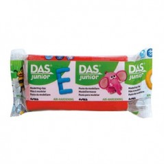 Pasta de modelar DAS Color Vermelho 100gr / Escolar / Modela