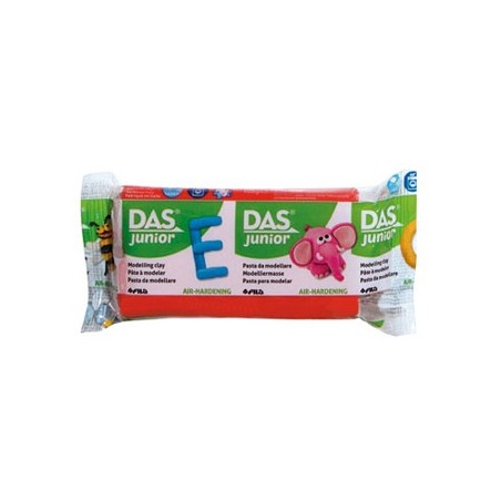 Pasta de modelar DAS Color Vermelho 100gr / Escolar / Modela