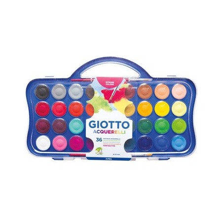 Aguarelas Giotto Cores Sortidas Cx 36