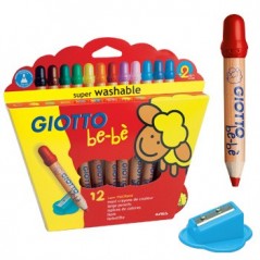 Lapis Cor Giotto Be-Be 12un + 1 Afia Lapis / Escolar / Artes