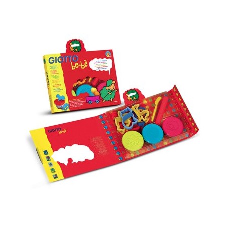 Pasta Modelar Giotto Be-Be 3x100gr+Moldes