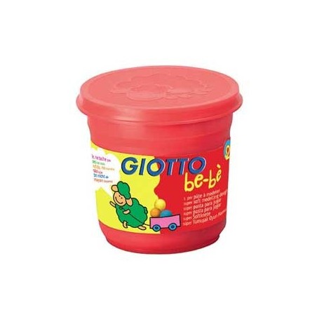 Pasta Modelar Giotto Be-Be 220gr Vermelho