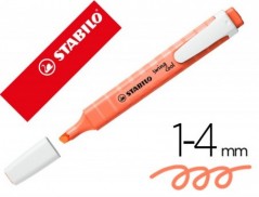 MARCADOR FLUORESCENTE STABILO SWING COOL PASTEL CORAL