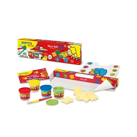 Conjunto Giotto Be-Be Set Pintura Dedos+Maxi Rollo
