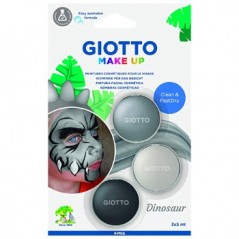 Pintura Facial Giotto Make Up 3x5ml Dinossauro Blister