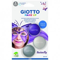Pintura Facial Giotto Make Up 3x5ml Borboleta Blister