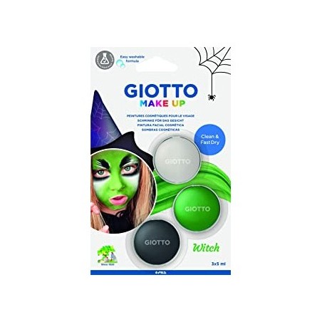 Pintura Facial Giotto Make Up 3x5ml Bruxa Blister