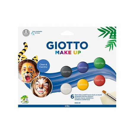 Pintura Facial Giotto Make Up Cores Classicas Cx 6un