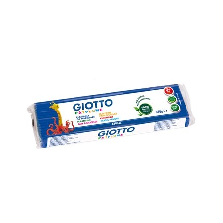 Plasticina Giotto Patplume 350gr Azul Escuro / Escolar / Mod