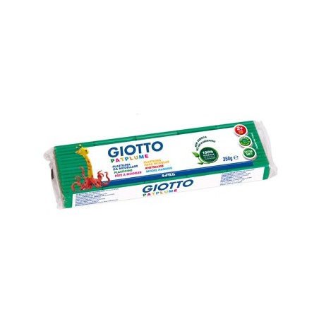 Plasticina Giotto Patplume 350gr Verde Escuro / Escolar / Mo