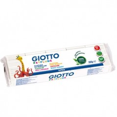 Plasticina Giotto Patplume 350gr Branco / Escolar / Modelage