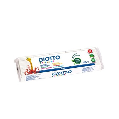 Plasticina Giotto Patplume 350gr Branco / Escolar / Modelage