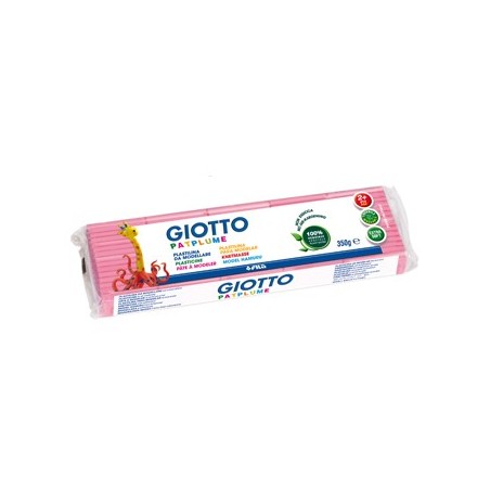 Plasticina Giotto Patplume 350gr Rosa / Escolar / Modelagem