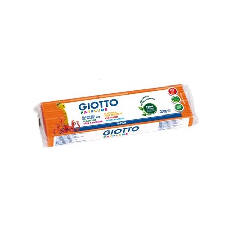 Plasticina Giotto Patplume 350gr Laranja / Escolar / Modelag