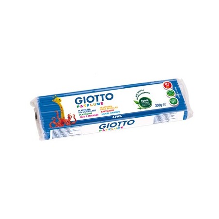 Plasticina Giotto Patplume 350gr Azul Claro / Escolar / Mode