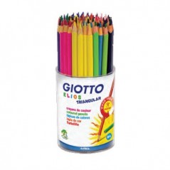 Lapis Cor 18cm Giotto Elios Triangular Copo 84un / Escolar /