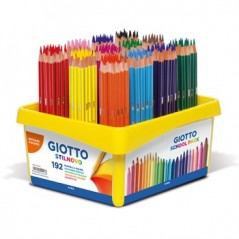 Lapis Cor 18cm Giotto Colors 3.0 Cx Schoolpack 192unid / Esc