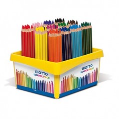 Lapis Cor 18cm Giotto Mega Schoolpack 108un / Escolar / Arte