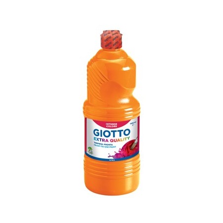 Guache Liquido Giotto 1 Litro Laranja / Escolar / Pintura /