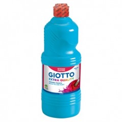 Guache Liquido Giotto 1 Litro Azul Cyan / Escolar / Pintura