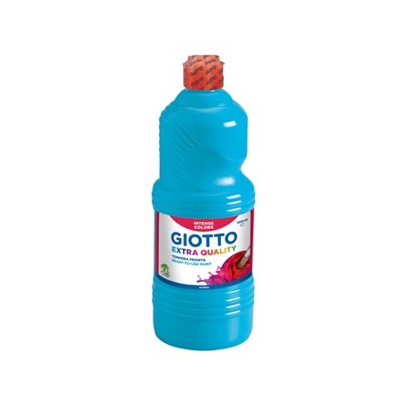 Guache Liquido Giotto 1 Litro Azul Cyan / Escolar / Pintura