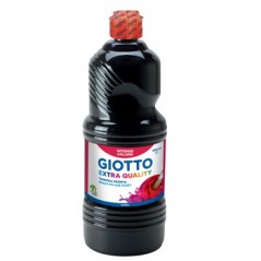 Guache Liquido Giotto 1 Litro Preto / Escolar / Pintura / Gu