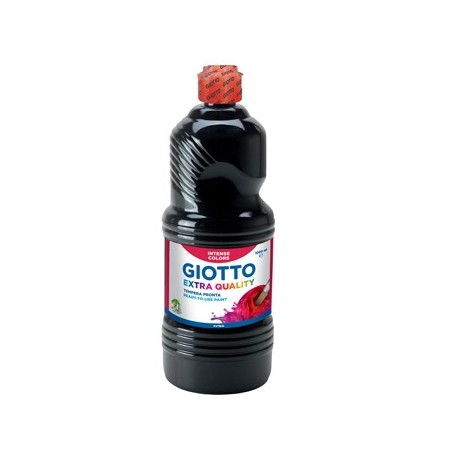 Guache Liquido Giotto 1 Litro Preto / Escolar / Pintura / Gu