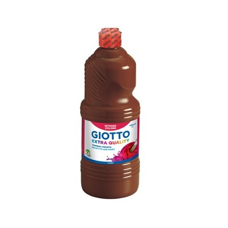 Guache Liquido Giotto 1 Litro Castanho / Escolar / Pintura /