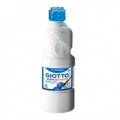 Guache Liquido Giotto Acrilico 500ml Branco / Escolar / Pint