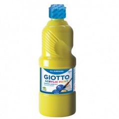Guache Liquido Giotto Acrilico 500ml Amarelo / Escolar / Pin