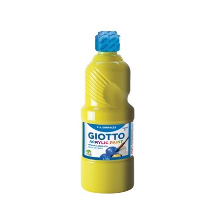 Guache Liquido Giotto Acrilico 500ml Amarelo / Escolar / Pin