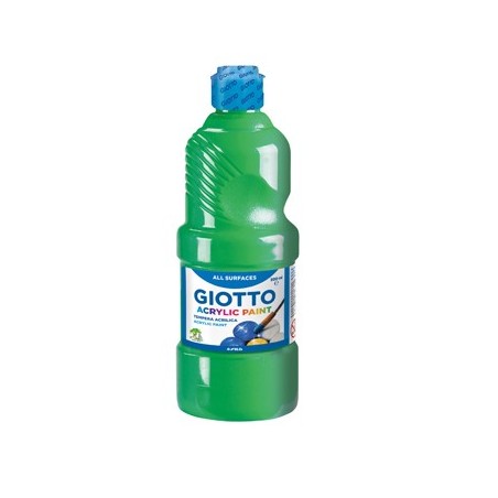 Guache Liquido Giotto Acrilico 500ml Verde / Escolar / Pintu