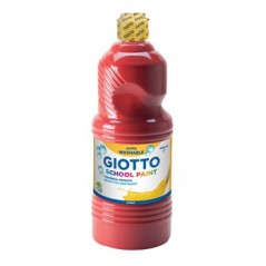 Guache Liquido Giotto Escolar 1 Litro Vermelho / Escolar / P